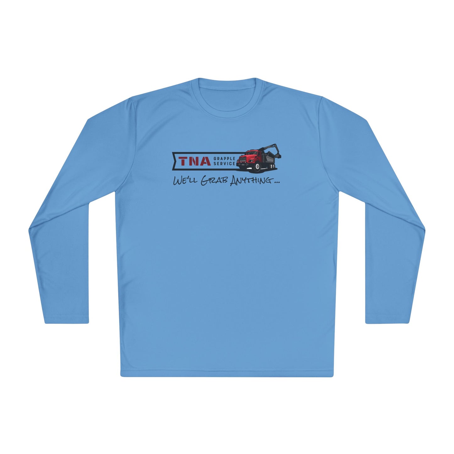 Unisex Lightweight Long Sleeve Tee - TNA Grapple Service Print with 'We'll Grab Anything...'