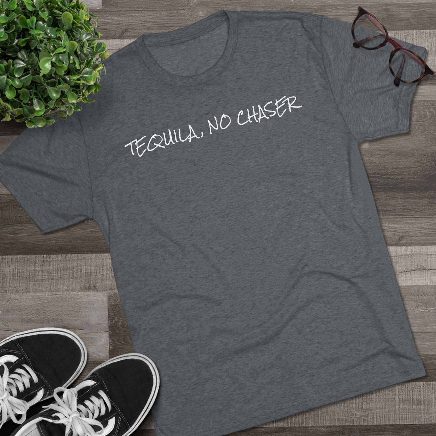 Tequila No Chaser Unisex Crew Tee – Perfect for Party Lovers