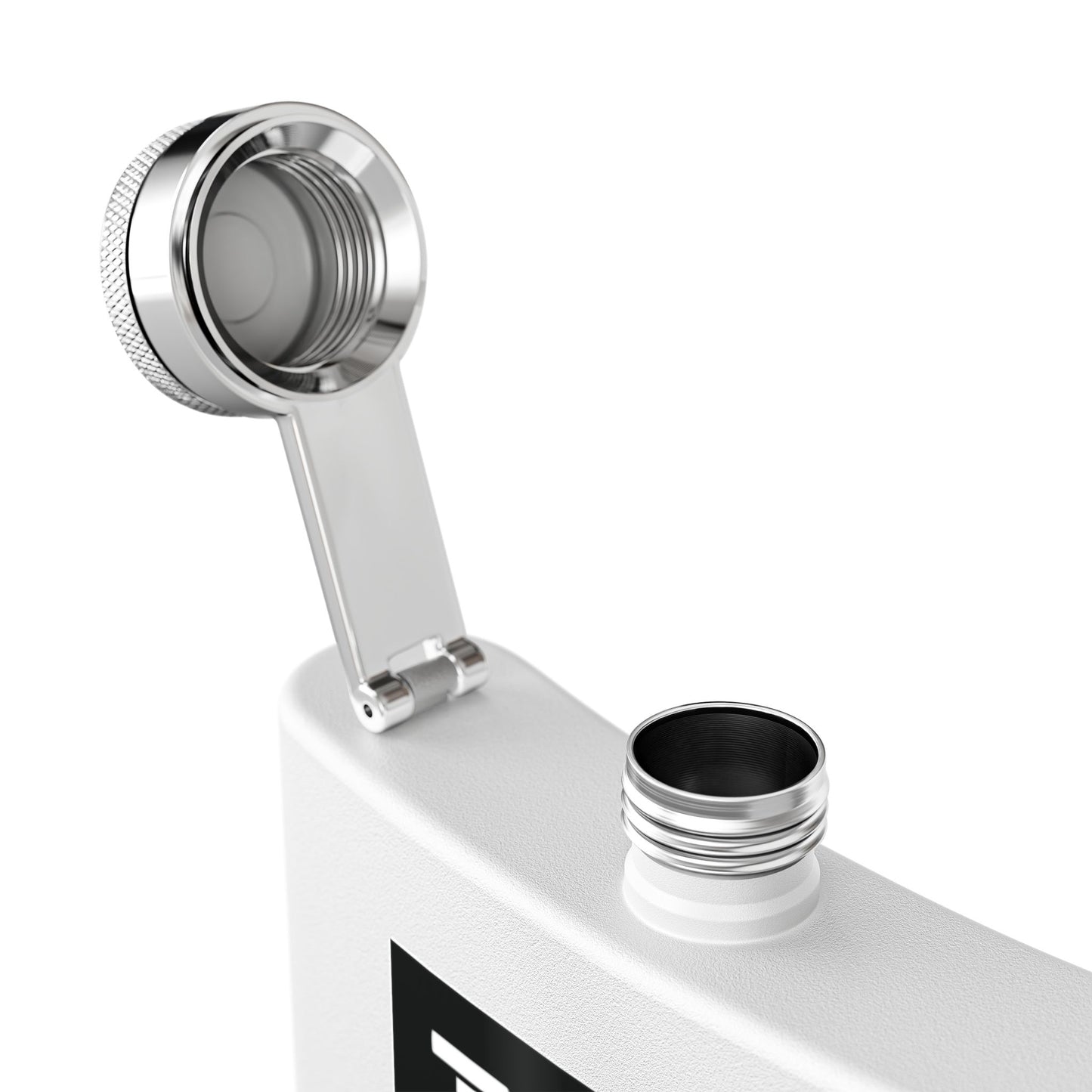 Personalized 6oz Stainless Steel Flask - TNA Grapple Service Design