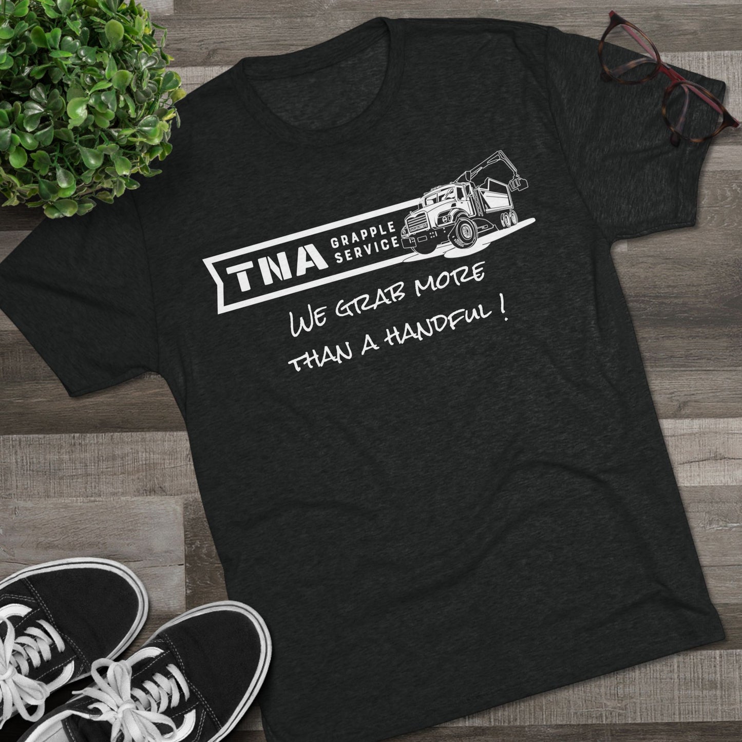 More than a handful - Tri-Blend Crew Tee