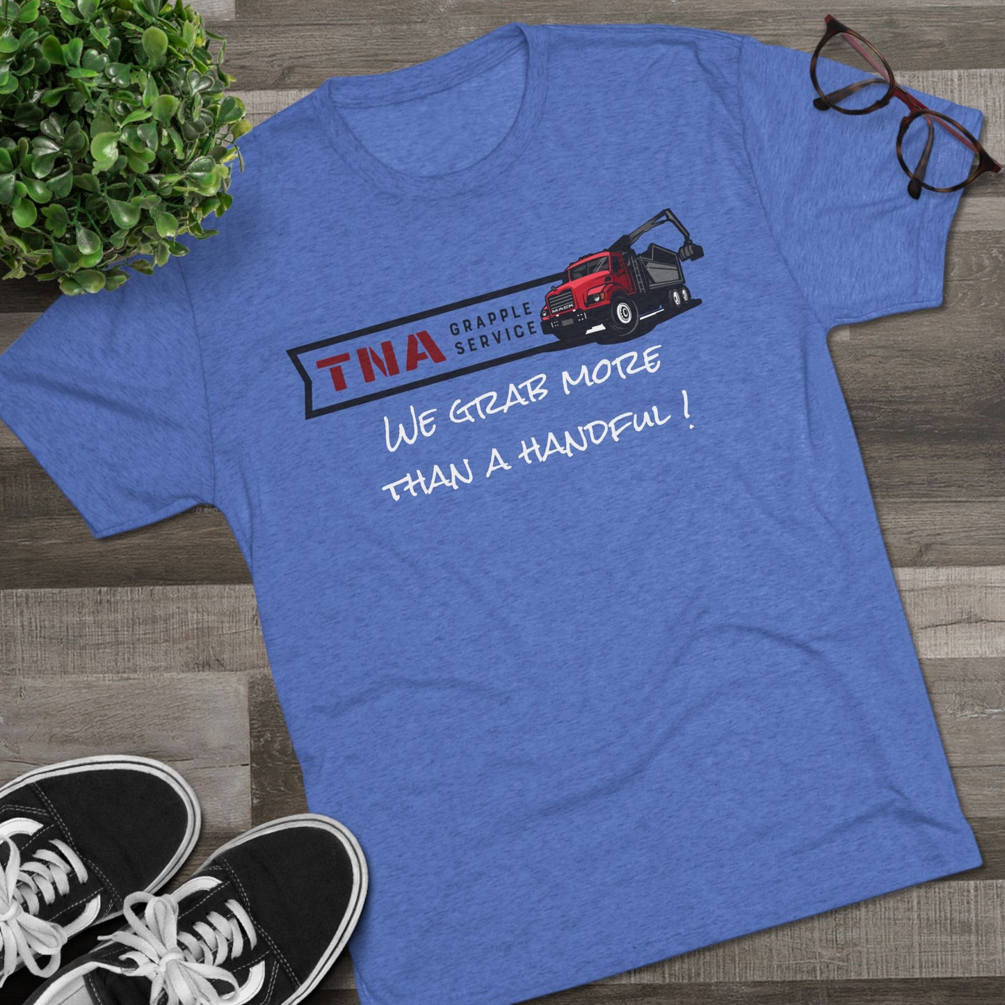 More than a handful - Tri-Blend Crew Tee