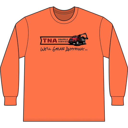 T-Shirt — TNA Grapple Service “We'll Grab Anything” Long Sleeve
