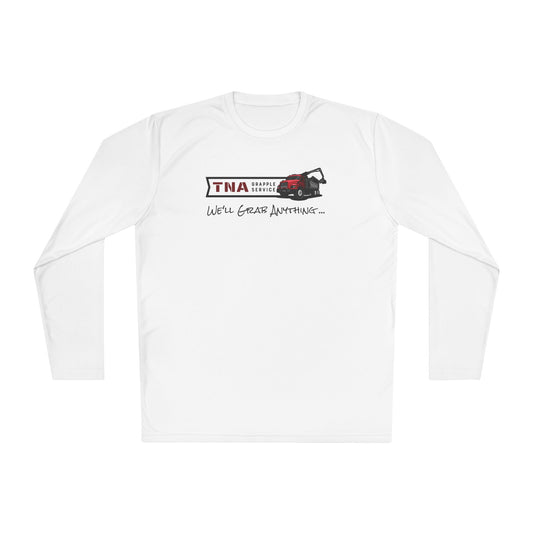 Unisex Lightweight Long Sleeve Tee - TNA Print with 'We'll Grab Anything...'