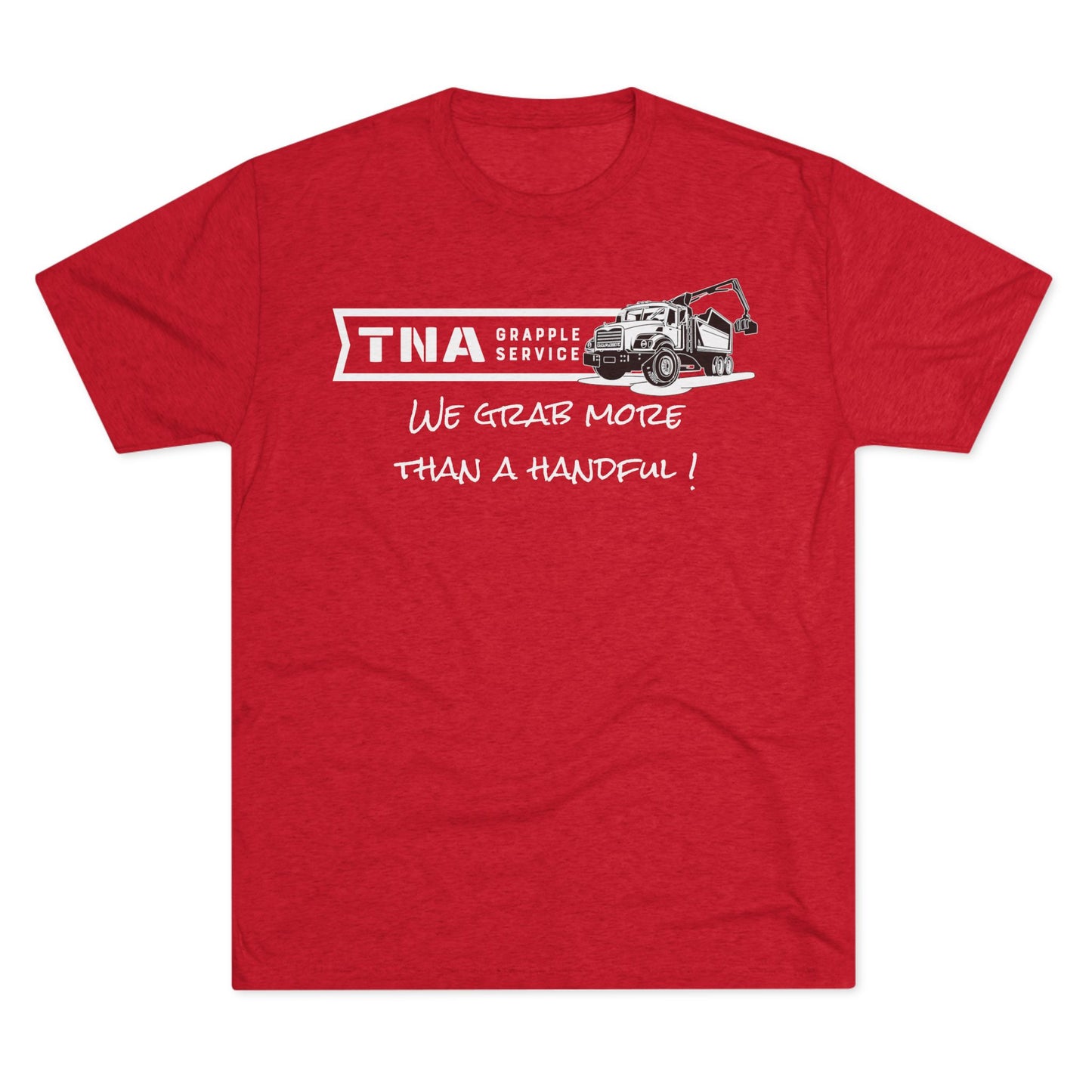 More than a handful - Tri-Blend Crew Tee