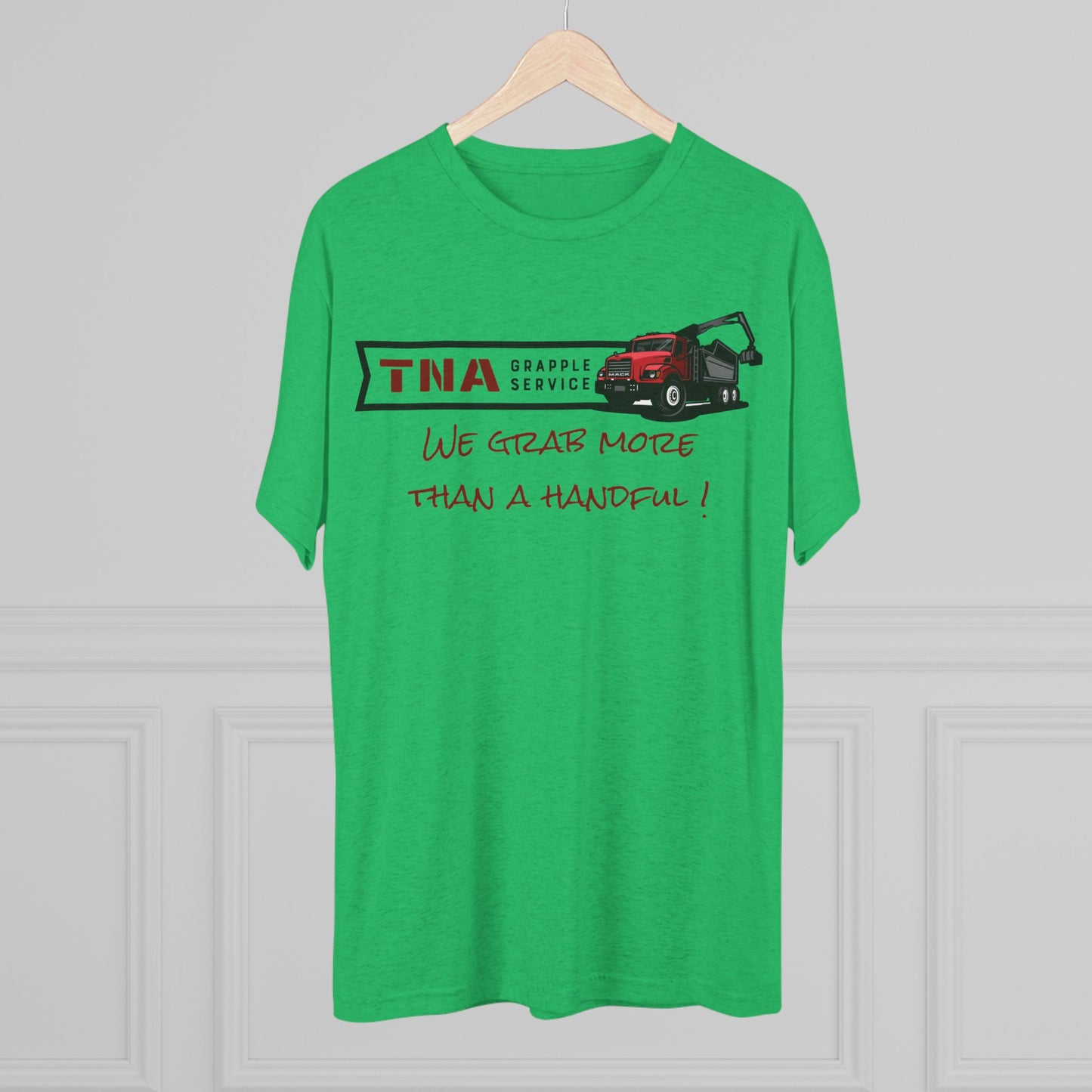 More than a handful - Tri-Blend Crew Tee