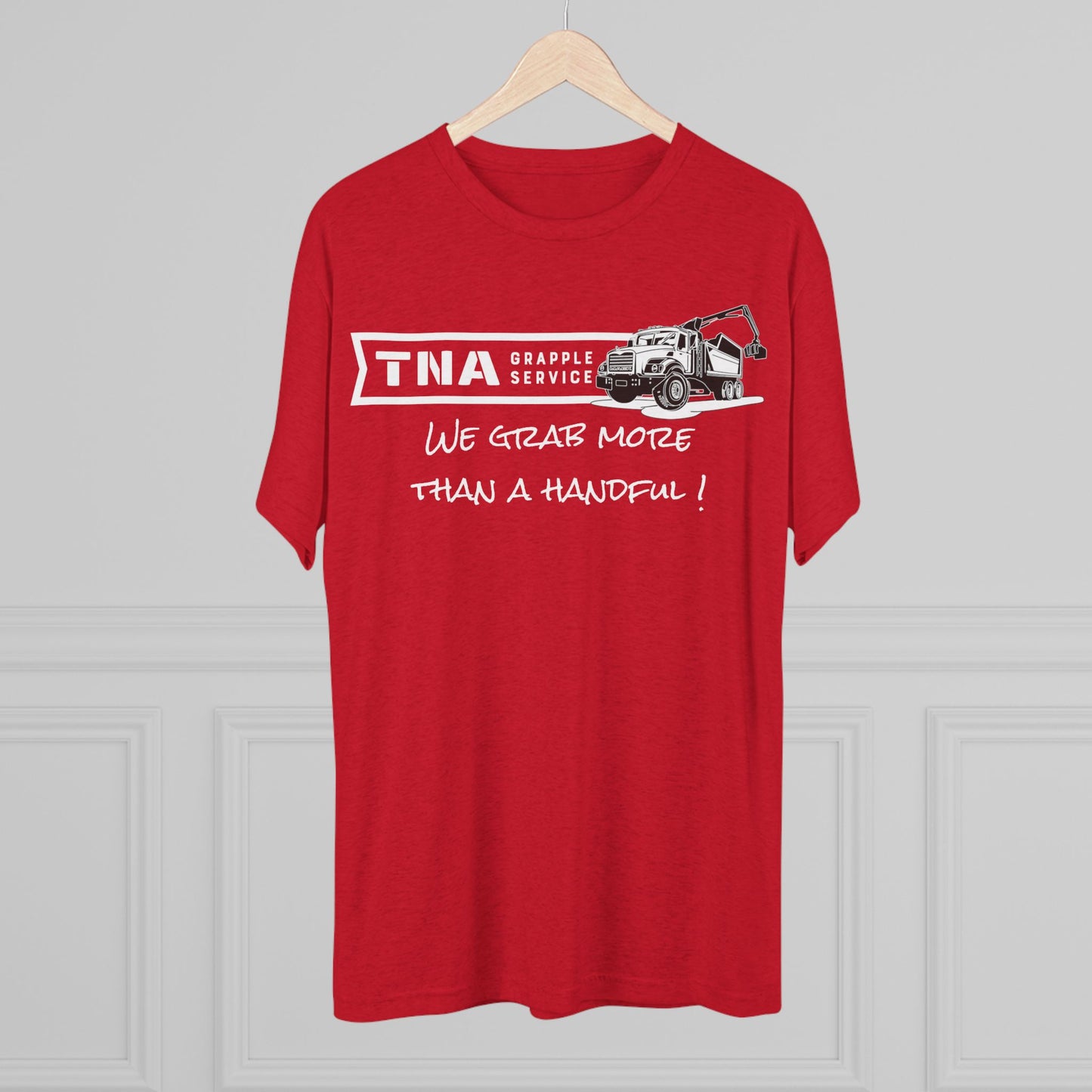 More than a handful - Tri-Blend Crew Tee