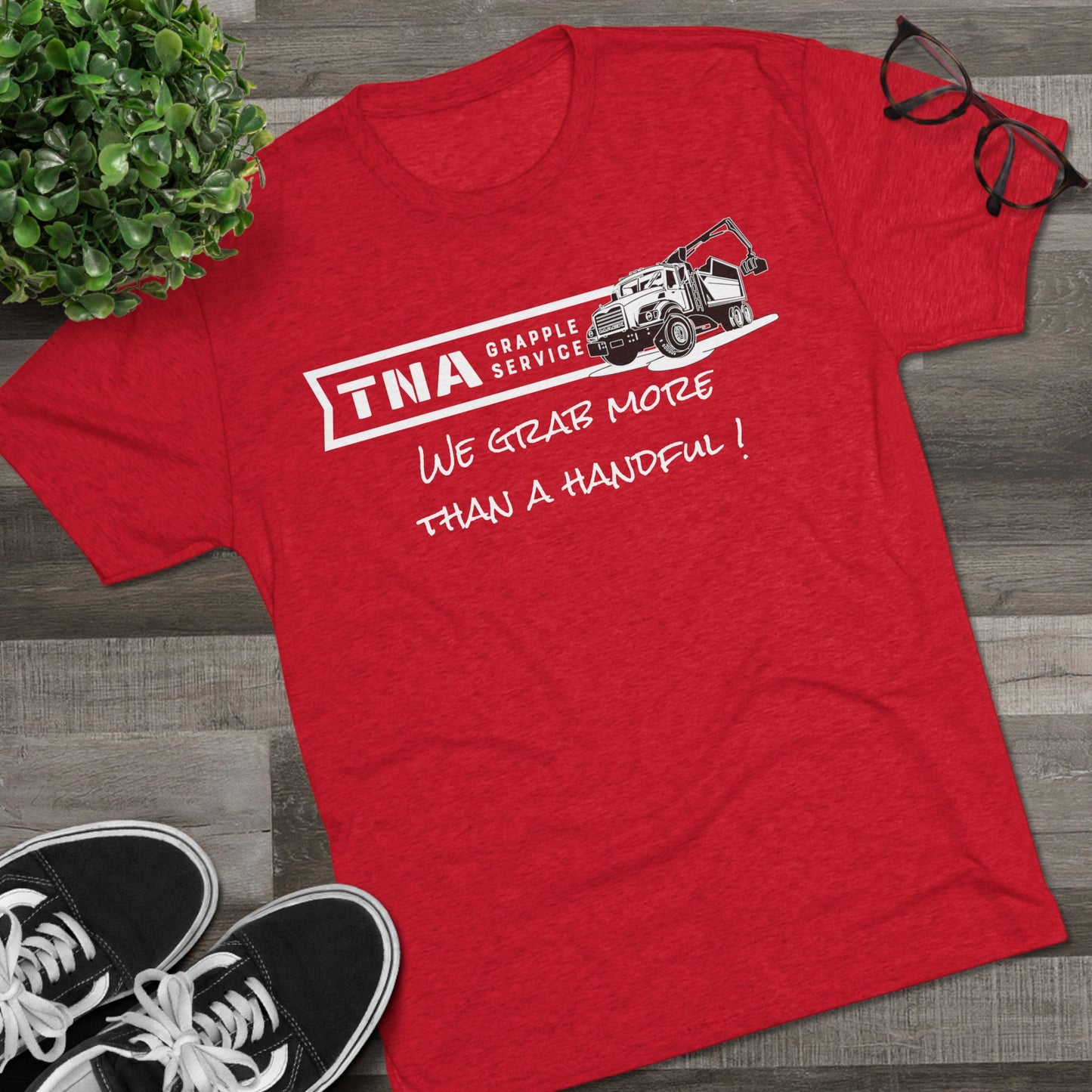 More than a handful - Tri-Blend Crew Tee